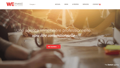 We Invest - Real Estate - Publicité en ligne