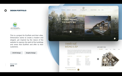 EcoPark apartments & villas - Website Creatie