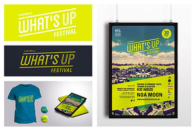UCL - What's UP Festival - Design & graphisme