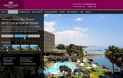 Hotel Crowne Plaza Limassol - Ontwerp