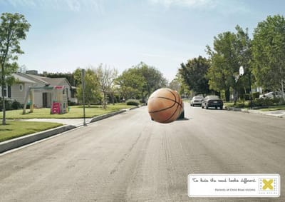 Orange balloon - Publicité