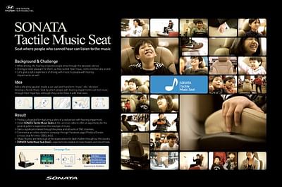 TACTILE MUSIC SEAT - Publicidad