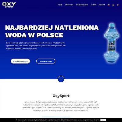 Oxysport - Website Creatie