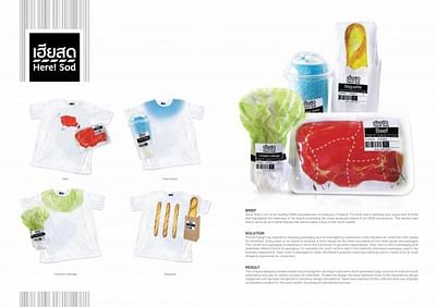 HERE! SOD T-SHIRT PACKAGING - Publicidad