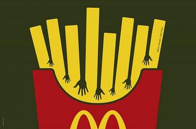 McD Fries Hands - Publicidad