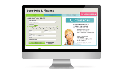 Euro Prêts & Finances - Ergonomie (UX / UI)