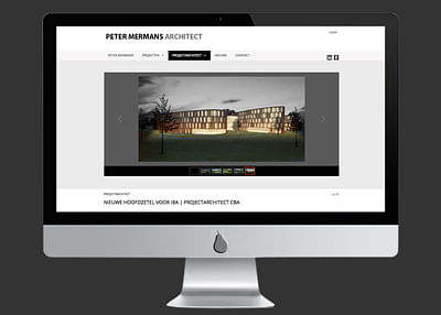 ontwerp en ontwikkeling site architect - Création de site internet