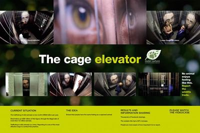 CAGE ELEVATOR - Publicité