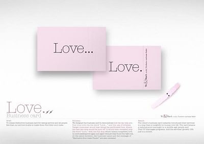 LOVE - Publicité
