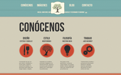 Diseño web decoración provenzal - Estrategia digital