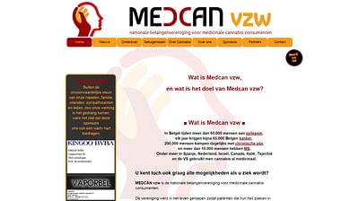 Medcan vzw - Création de site internet