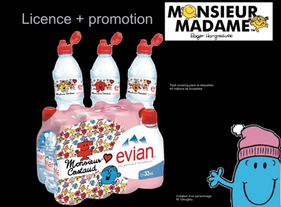 evian - campagne Kids "Monsieur Madame" - Social Media