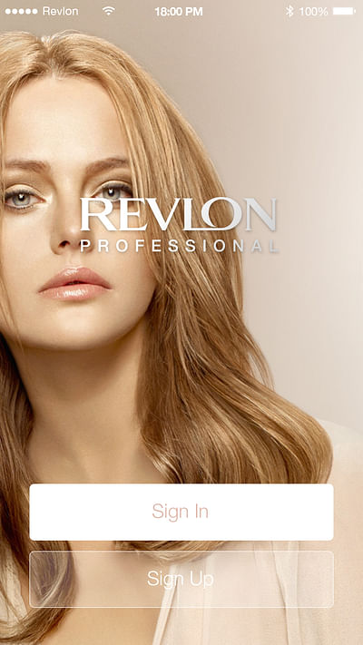 App Revlon - Grafikdesign