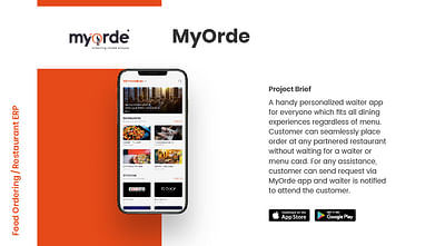 MyOrde - Application mobile