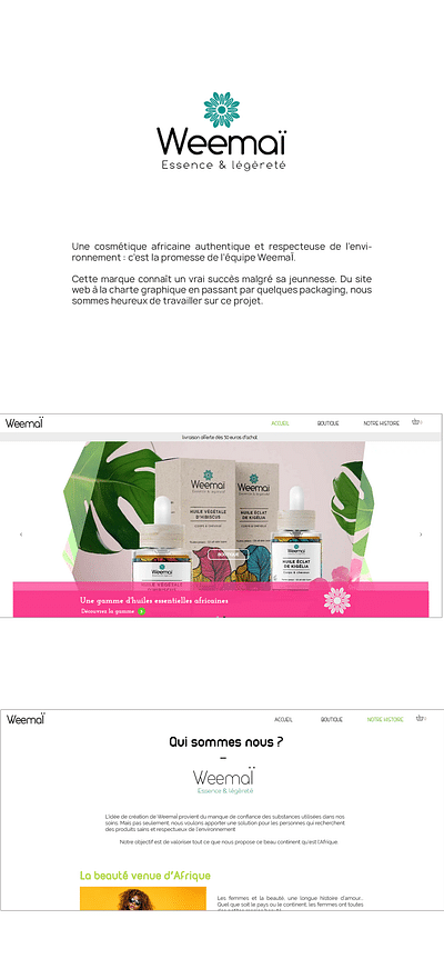 Une marque de cosmétique éthique et innovante - E-commerce
