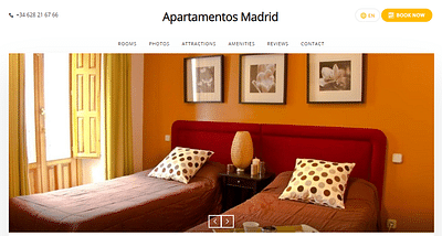 Apartmentos Madrid - Apartment Booking Platform - Creación de Sitios Web