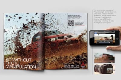 AD WITHOUT PHOTO MANIPULATION - Werbung