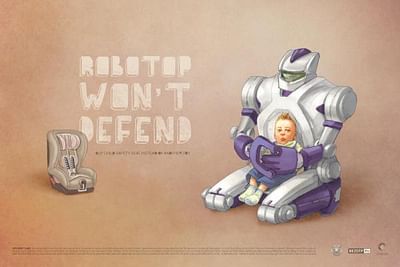 ROBOTOP WON`T DEFEND - Publicidad