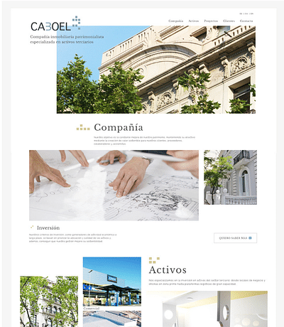 Caboel Website - Stratégie digitale