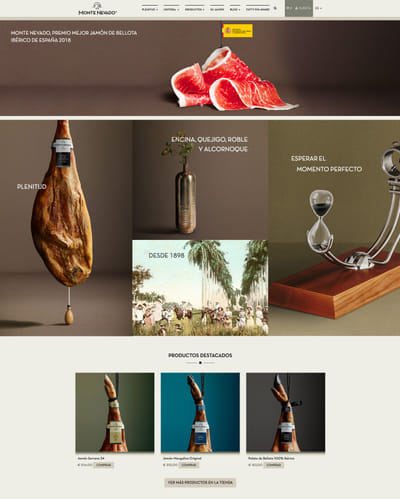 Web y Tienda online Monte Nevado - E-commerce