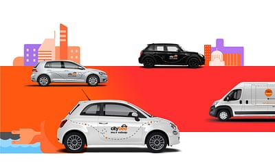 CityBee car sharing - Graphic Design