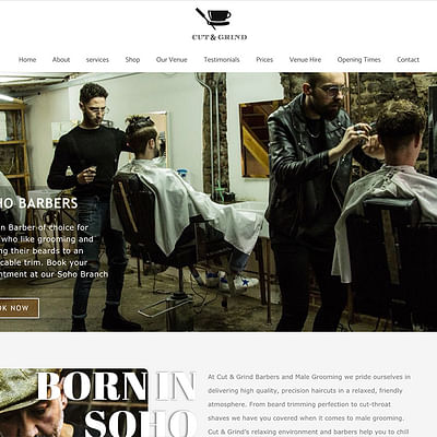Cut & Grind Barbers - SEO