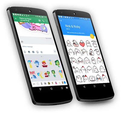Feeligo : Clavier stickers Android - Ergonomie (UX/UI)