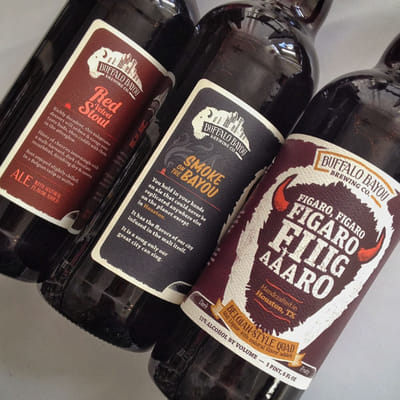 Buffalo Bayou Brewing Packaging Label Design - Branding & Positioning