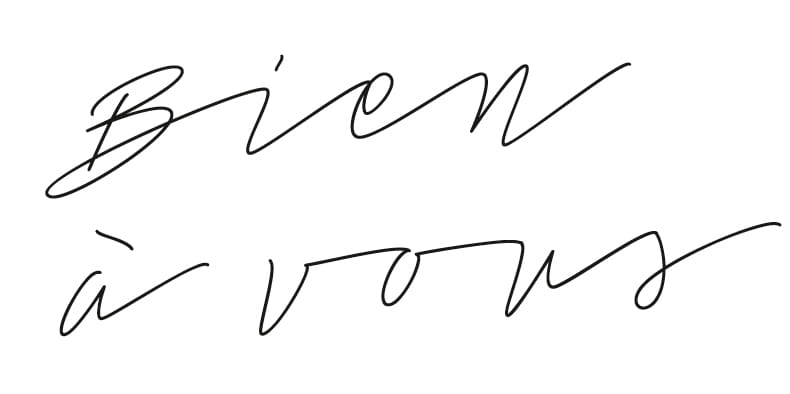 Bien à vous