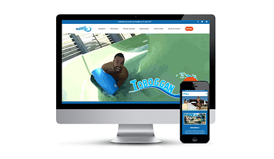 Site web d'un parc aquatique - Website Creatie