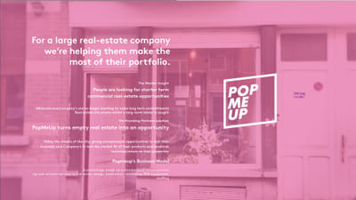 PopMeUp - Innovatie