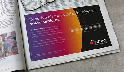 Diseño y lanzamiento página web SUNIC - Diseño Gráfico