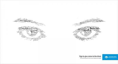 Eyes With Signatures - Werbung