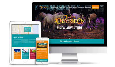 Développement du site web pour Cavalia / Odysséo - Website Creatie