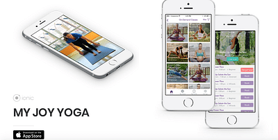 My Joy Yoga Mobile App - App móvil