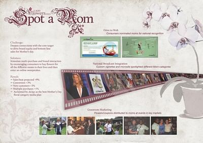 SPOT A MOM CAMPAIGN - Advertising