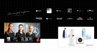 Quelques références clients - Website Creatie