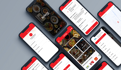 KAFTERIA - OnDemand Food Delivery App - Webseitengestaltung