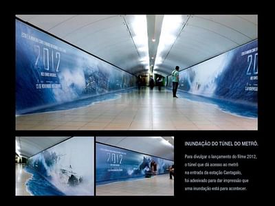 Flooding the subway - Publicidad