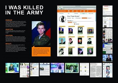 I WAS KILLED IN THE ARMY - Publicité