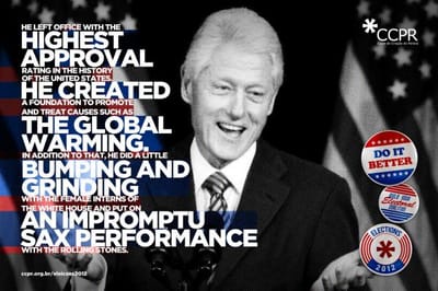 Clinton - Publicité