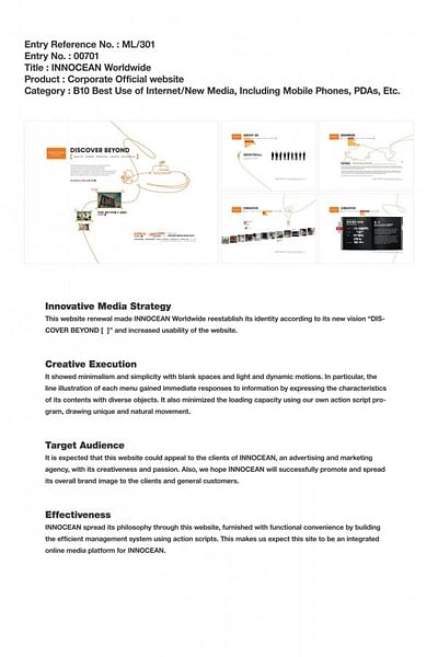 INNOCEAN WORLDWIDE - Advertising