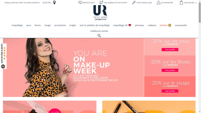 UR Cosmetics - Ecommerce de produits cosmétiques - E-commerce