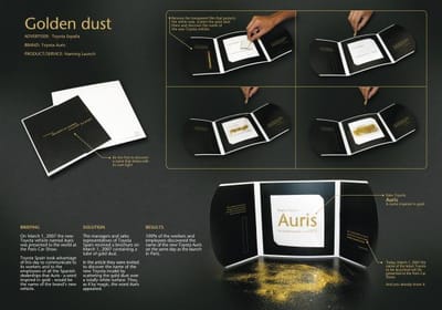 GOLDEN DUST - Publicité