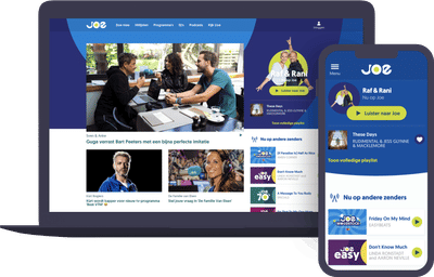 Website voor Joe België & Nederland - Creación de Sitios Web