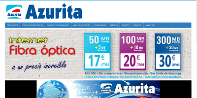 Azurita - Desarrollo web para un proveedor de IT - Digital Strategy