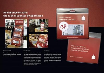 MONEYBILL DISPENSER - Werbung