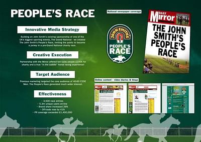 PEOPLE'S RACE - Publicidad