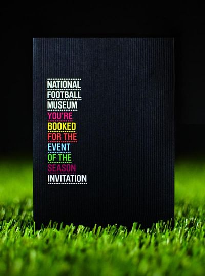 National Football Museum Opening Invitation, 2 - Advertising