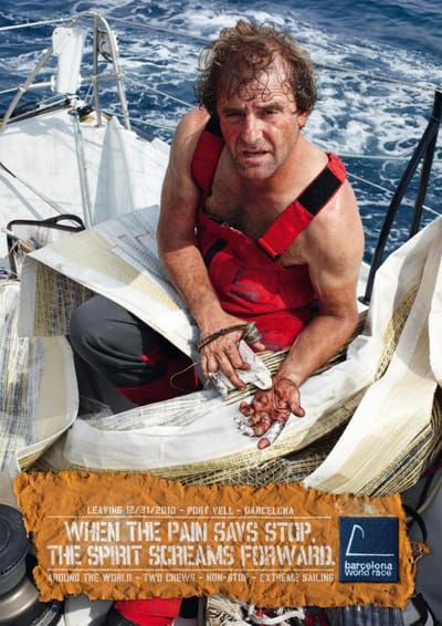 WHEN THE PAIN SAYS STOP THE SPIRIT SCREAMS FORWARD - Publicidad